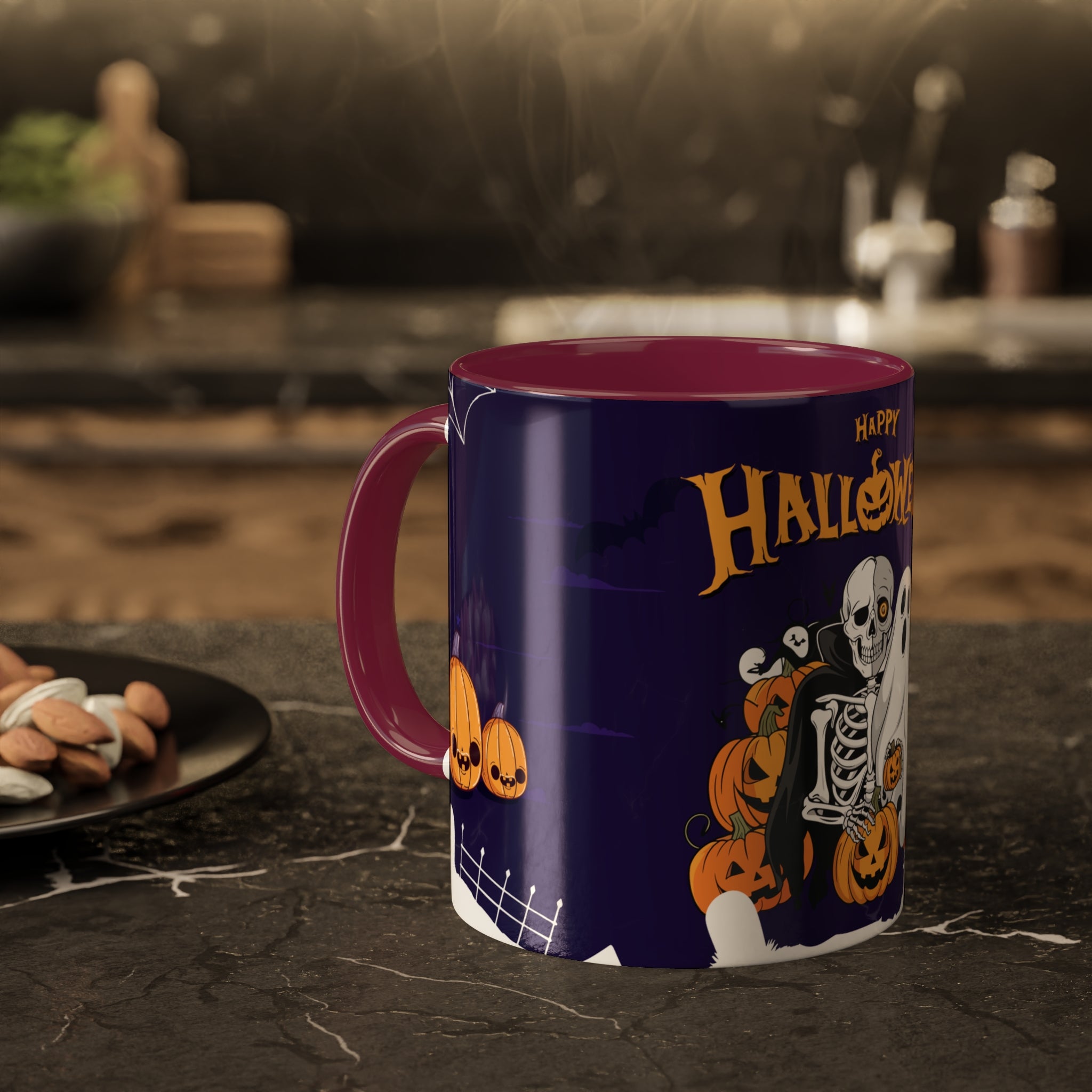 Halloween is Better with Skeleton | Colorful Mugs